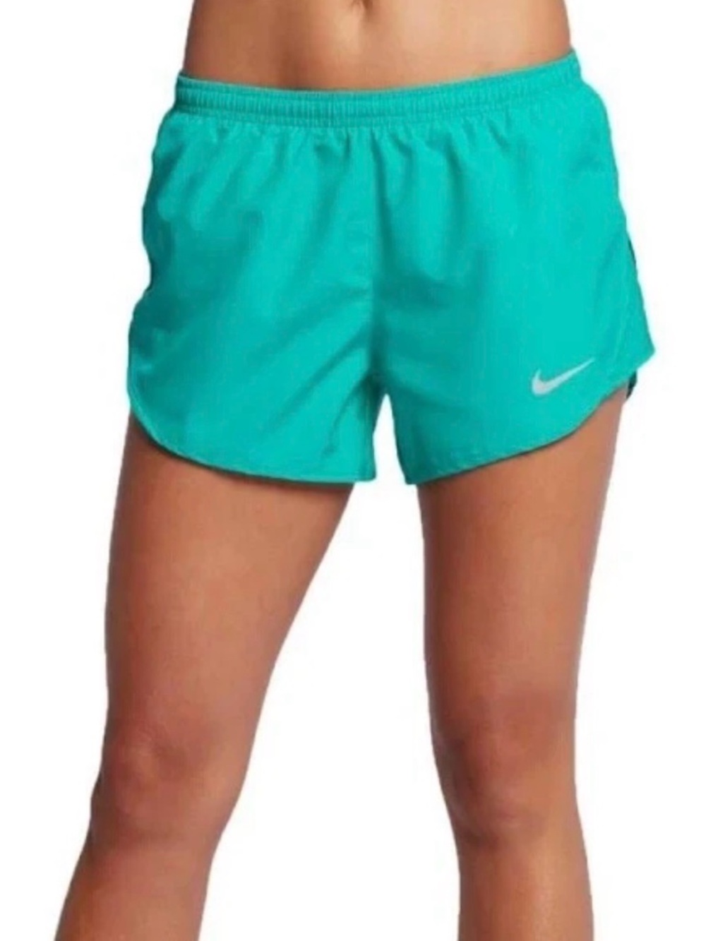 Nike Tempo Mint Green Running Shorts Dri Fit